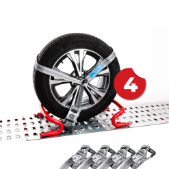 chinga auto 5 tone tip dolly cu inel metalic - 50mm pachet 4 buc - heffa