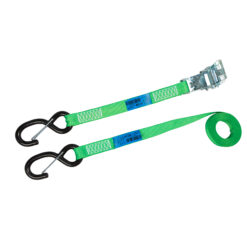 Cinghia a Cricchetto con Ganci Tipo S Verde 500kg