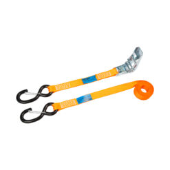 Cinghia a Cricchetto con Ganci Tipo S Arancione 500kg